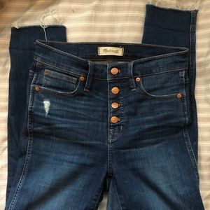 Madewell 10 Inch High Rise Skinny